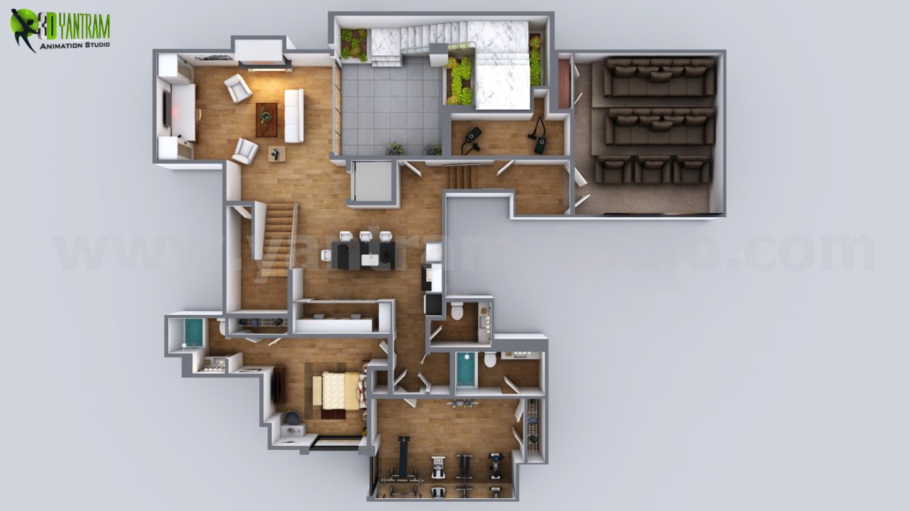 Architectural Home Design — Yantram Animation Studio (USA) — New York, United States