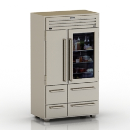 refrigerator sub-zero 3D Model Preview #7cbf538b