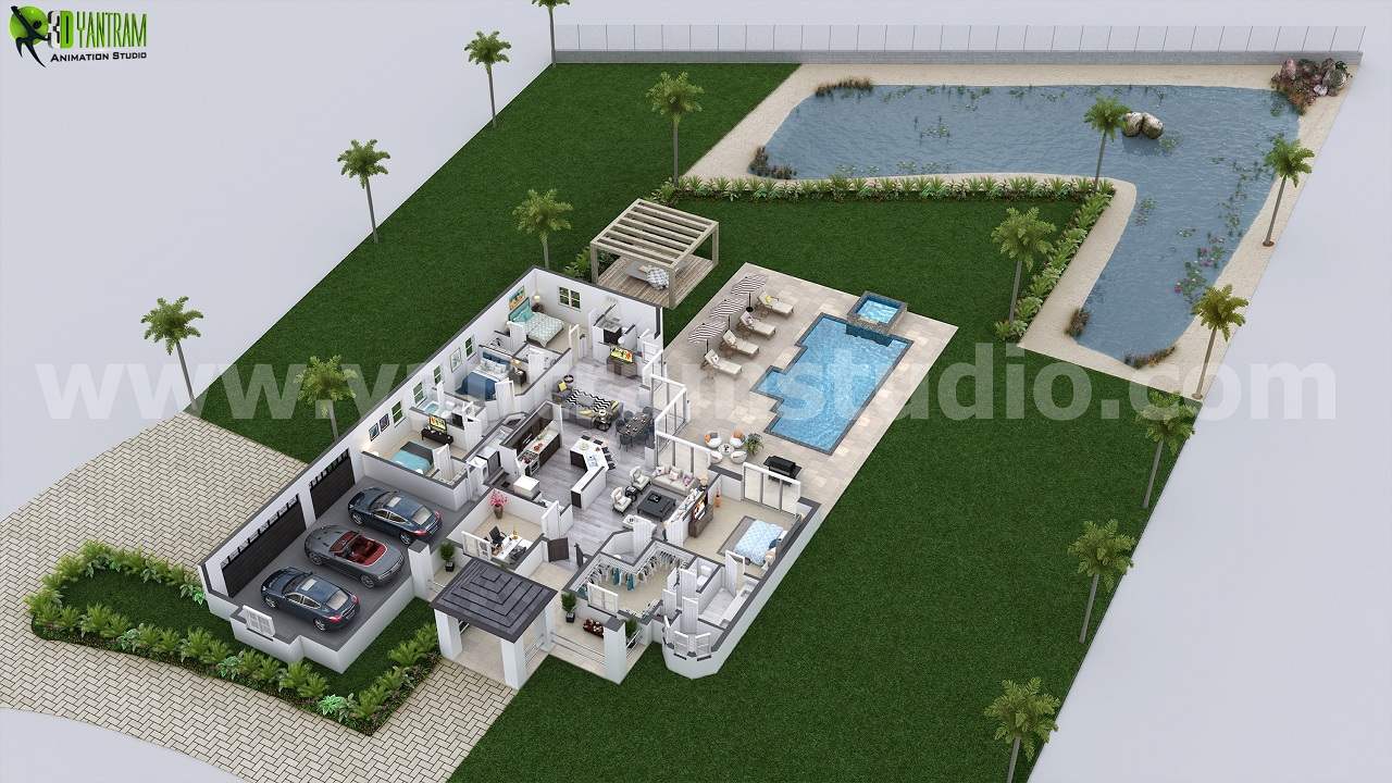 Architectural Home Design — Yantram Animation Studio (USA) — New York, United States