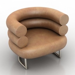 3D Armchair preview