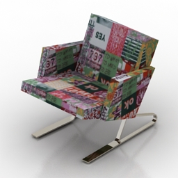 3D Armchair preview