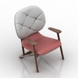 3D Armchair preview