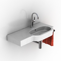 sink hatria lavabo 3D Model Preview #d779c1c2