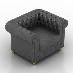 3D Armchair preview