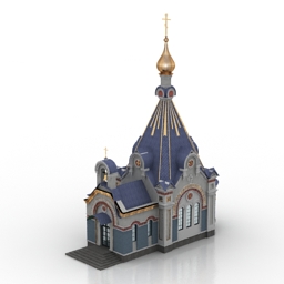 church 3D Model Preview #249a4bc3