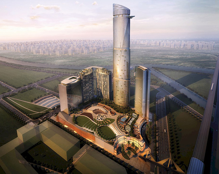 Supernova mixed-use complex by Benoy, Noida, India