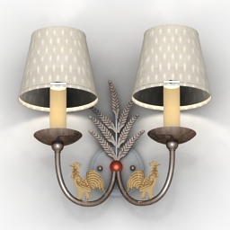 3D Sconce preview