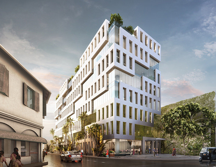 Veranda Offices mixed-use building, Colombo, Sri Lanka