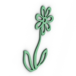 decor flower 3D Model Preview #542eae63