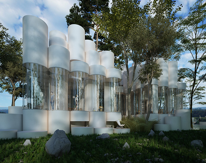House Cylinder by Town and Concrete, Lyon, France