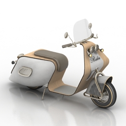 scooter rodin design 3D Model Preview #2f32e410
