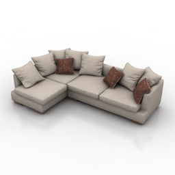 sofa corner 3D Model Preview #4c0c4c81