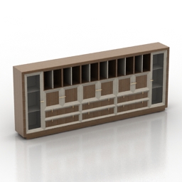 locker annibale colombo w1393 3D Model Preview #b961a4ea