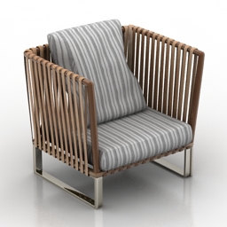 armchair 1 3D Model Preview #b1ce6185