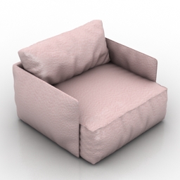 3D Armchair preview