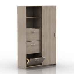wardrobe 3D Model Preview #c0b9a661