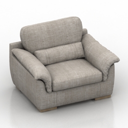 3D Armchair preview