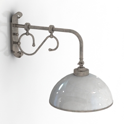 sconce cremasco illuminazione la botte 3D Model Preview #865d008f