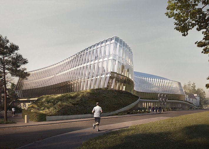 Olympic House by 3XN Architects, Lausanne, Switzerland