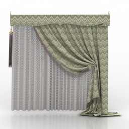 curtain 3D Model Preview #ee8ed187