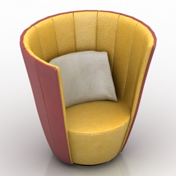 3D Armchair preview