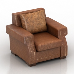 3D Armchair preview