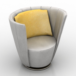 3D Armchair preview