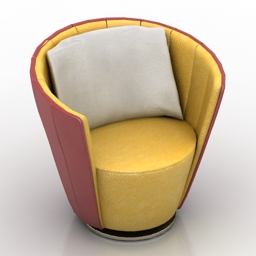 3D Armchair preview
