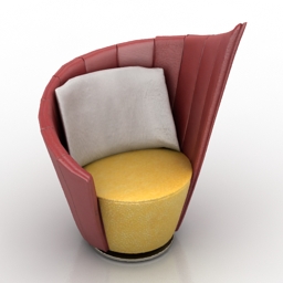 3D Armchair preview