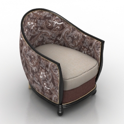 3D Armchair preview