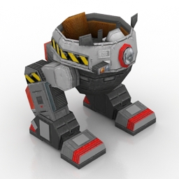 robot eggwalker 3D Model Preview #9fe85b82