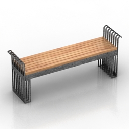 bench 2 3D Model Preview #6baf0321