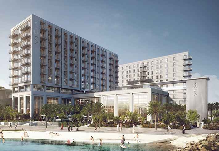 Vida Hotel by Perkins+Will, Marassi Al Bahrain, Bahrain