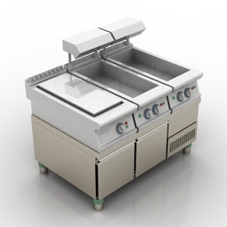refrigerator market 3D Model Preview #4db1e950