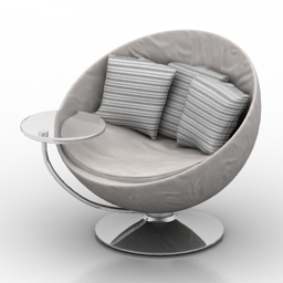 3D Armchair preview