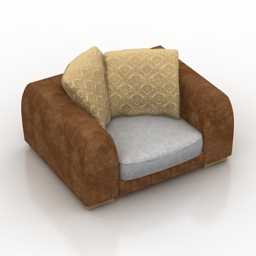 3D Armchair preview