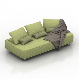 sofa roche bobois escapade 3D Model Preview #9518fd4f