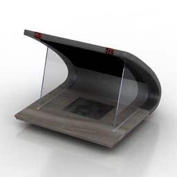 fireplace blanche fusion 3D Model Preview #cd44b6b6