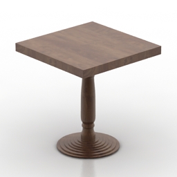 table - 3D Model Preview #a8cd3d09