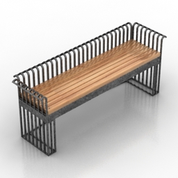 bench 1 3D Model Preview #e7a718ab