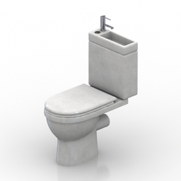 3D Lavatory pan preview