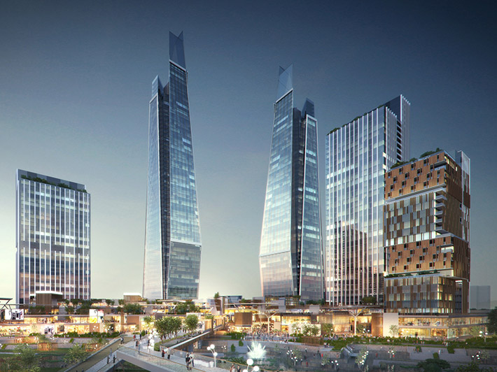 Longteng mixed-use project by Woods Bagot, Shenzhen, China