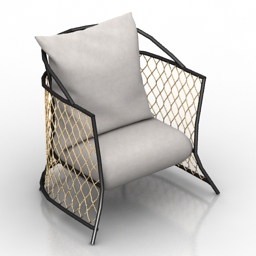 3D Armchair preview