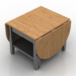table ikea arkelstrop 3D Model Preview #566afac0