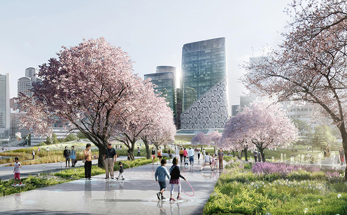 Rachel's Forest by UNStudio, Umekita, Osaka, Japan