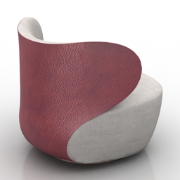 3D Armchair preview