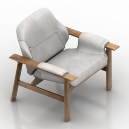 3D Armchair preview