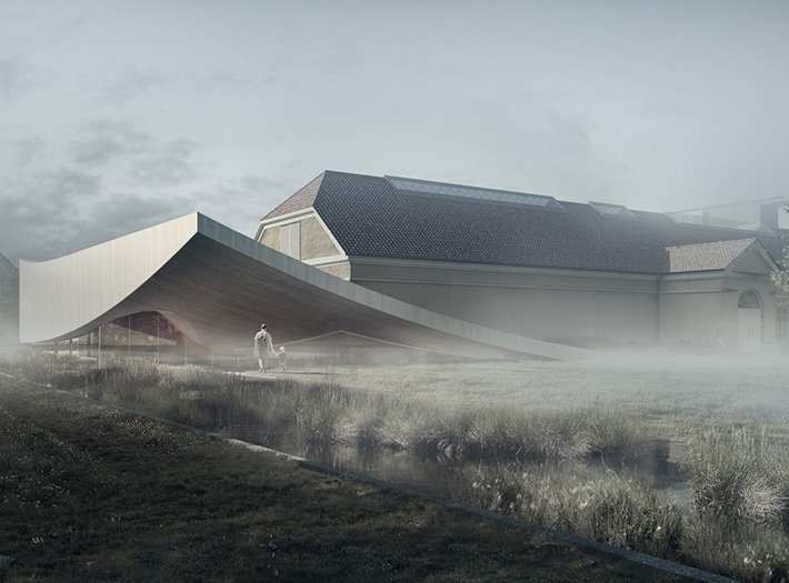Historical Silkeborg Museum extension, Denmark