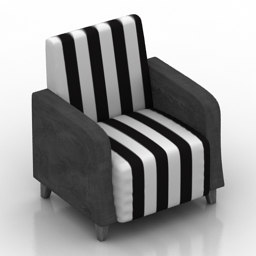 armchair barutti 3D Model Preview #46767d38
