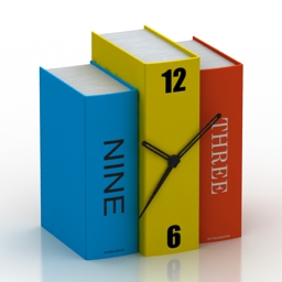 clock book 3D Model Preview #2a023e4b
